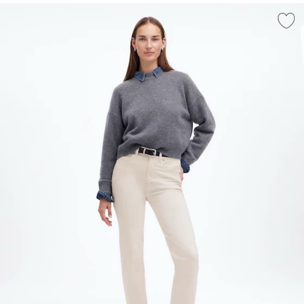 Madewell NWT Womens 27 Vintage Canvas  90s Straight Leg Jeans SOLD OUT